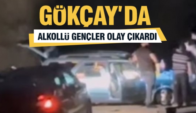 Gökçay'da Alkol Alan Gençler Olay Çıkardı