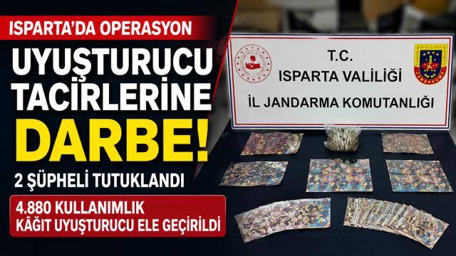 G&ouml;nen&rsquo;de Uyuşturucu Operasyonu