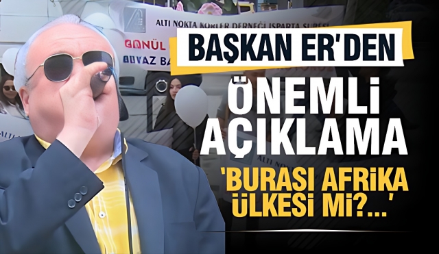 Görme Engelliler ve Güvenlik Günü Farkındalık Yürüyüşü Isparta'da Gerçekleşti
