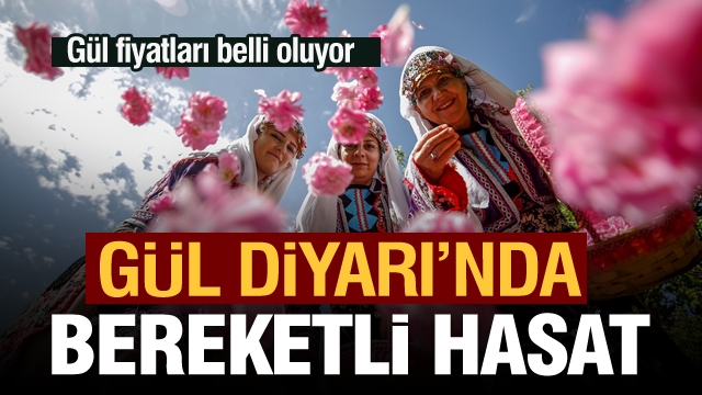 "Gül diyarı" Isparta'da bereketli hasat