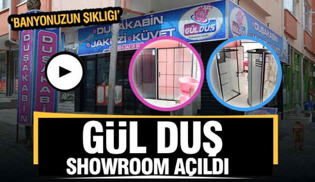 Gül Duş Showroom Hizmete Açıldı