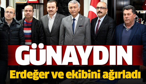  Günaydın, Erdeğer ve ekibini ağırladı  