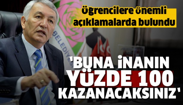GÜNAYDIN OĞUZATA KURS ÖĞRENCİLERİNE ÖNEMLİ AÇIKLAMALARDA BULUNDU