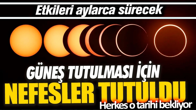 Güneş Tutulması İçin Nefesler Tutuldu