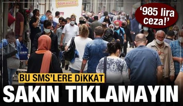 Haber: Bu mesajlara dikkat!  Sakın tıklamayın... 