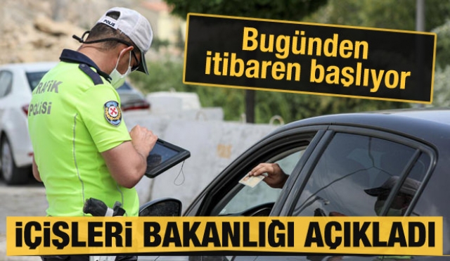 Haber: İçişleri Bakanlığı açıkladı: 'Yoğunlaştırılmış dinamik denetim' bugün başlıyor
