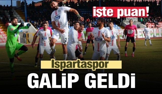HABER: ISPARTA 32 SPOR MAÇ SONUCU VE PUAN DURUMU