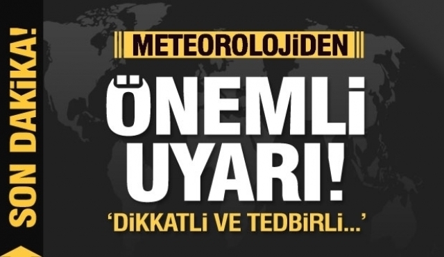 HABER: ISPARTA BURDUR İÇİN ÇOK ÖNEMLİ METEOROLOJİK UYARI