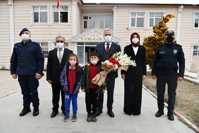 Haber: Isparta Valisi Seymenoğlu Aksu İlçesinde