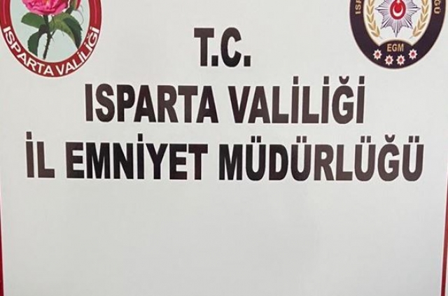 haber: Isparta'da narkotik operasyon