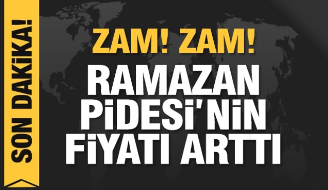 HABER: ISPARTA'DA RAMAZAN PİDESİ'NİN FİYATI ZAMLANDI