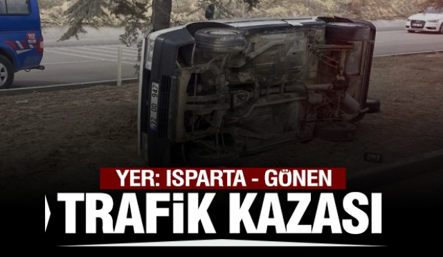 HABER: ISPARTA'DA TRAFİK KAZASI...