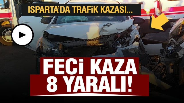 HABER: ISPARTA'DA TRAFİK KAZASI