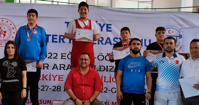 HALTERDE TÜRKİYE DERECELERİ