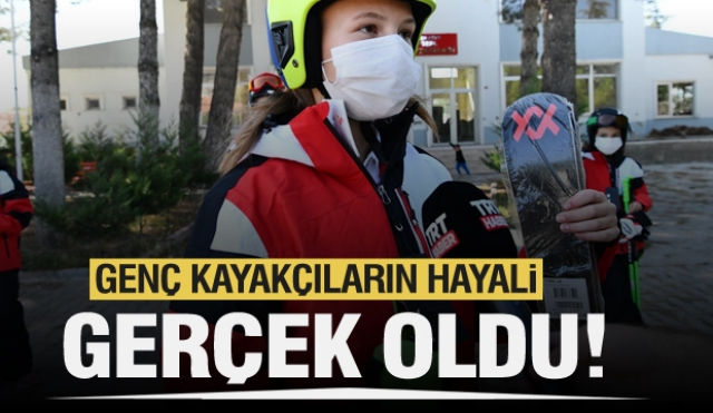 ISPARTA'DA HARMANÖREN’Lİ GENÇ KAYAKÇILARIN HAYALLERİ GERÇEK OLDU