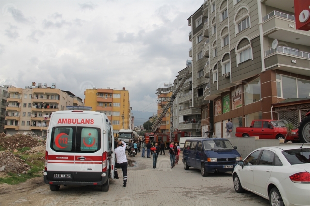 ​Hatay’da ev yangını