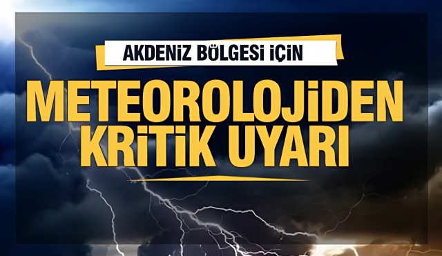 HAVA DURUMU RAPORU - AKDENİZ BÖLGESİ 