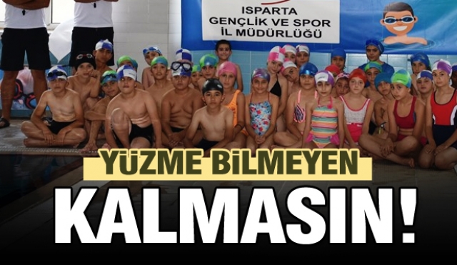 Haydi Isparta'da yüzme bilmeyen kalmasın