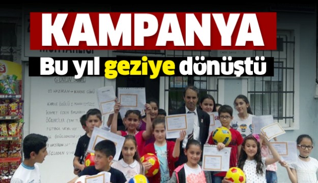  Hediye kampanyası bu yıl geziye dönüştü