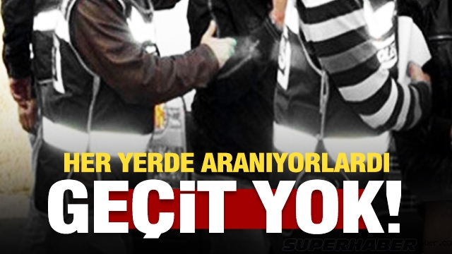 Her yerde aranıyorlardı: Isparta'da 12 şahıs yakalandı