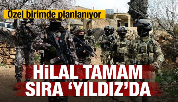 Hilal tamam sıra yıldızda