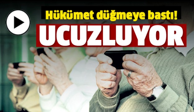 HÜKÜMET DÜĞMEYE BASTI UCUZLUYOR!