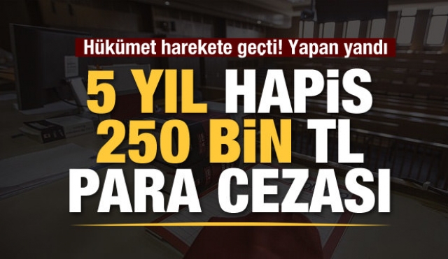 Hükümet harekete geçti... Yapan yandı!