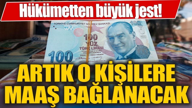 Hükümetten Büyük Jest!