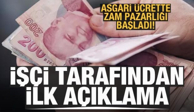 İlk Asgari Ücret Toplantısı Sonuçlandı - İşçi Tarafından Yapılan İlk Açıklama