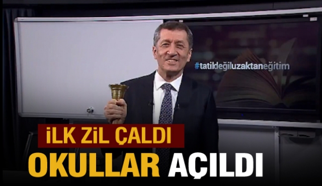 İLK ZİL ÇALDI,OKULLAR AÇILDI 18 EYLÜL'E KADAR BÖYLE OLACAK