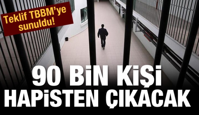 İnfaz düzenlemesi Meclis'te: 90 bin kişi cezaevinden çıkacak