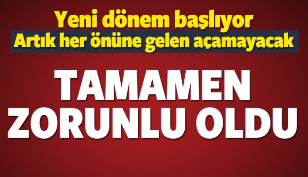 İNTERNET TİCARET SİTELERİNDE ZORUNLU OLDU!