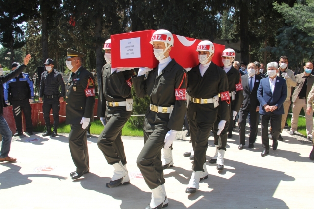 Irak'ın kuzeyinde şehit olan sözleşmeli er İnce son yolculuğuna uğurlandı