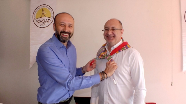 İş adamları kahvaltıda buluştu   