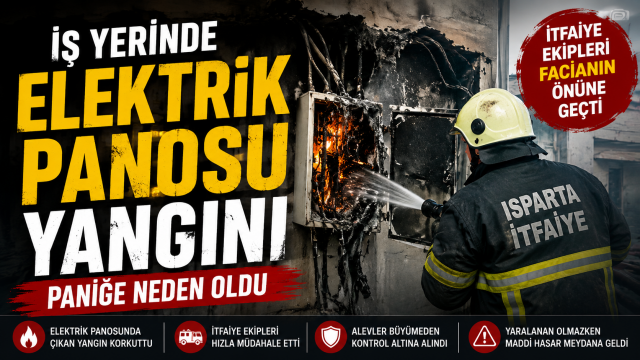 İş Yerindeki Yangın Korkuttu