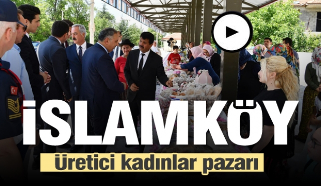 İslamköy Üretici Kadınlar Pazarı Hizmet Vermeye Başladı