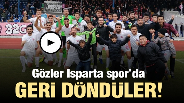 Isparta32spor yuvaya geri döndü! Gözler bu maçta...