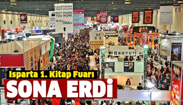 Isparta 1. Kitap Fuarı Sona Erdi