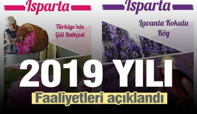 Isparta 2019 yılı Kültür ve Turizm faaliyetleri açıklandı