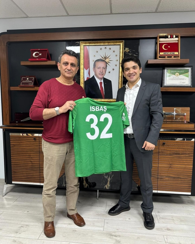 Isparta 32 Spor 2. Başkanı Mehmet Pala, Orman Bölge Müdürü Rıfat Ataş'ı Ziyaret Etti