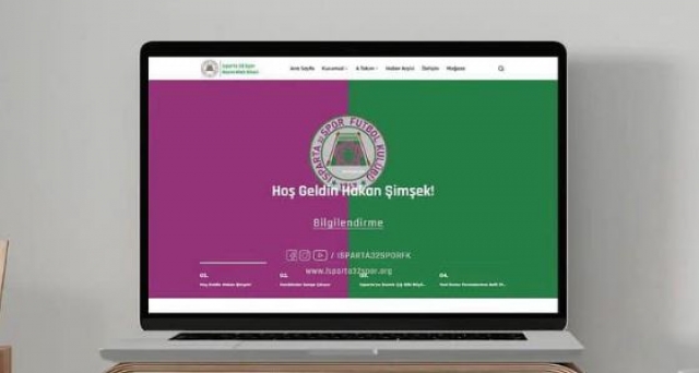 Isparta 32 Spor Futbol Kulübü Resmi Web Sayfası  Açıldı