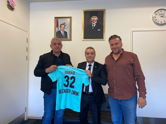 Isparta 32 Spor Yönetiminden Isparta Şehir Hastanesi Başhekimi Dirik'e Ziyaret