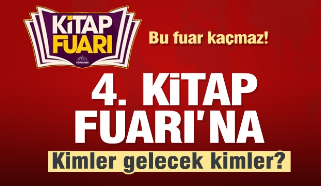 Isparta 4. Kitap Fuarı'na gelecek yazarlar ve konuklar