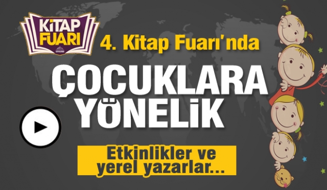 Isparta 4. Kitap Fuarı'nda çocuklar için etkinlikler