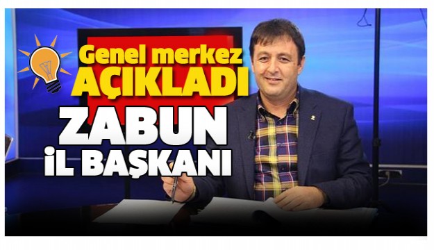 ISPARTA AK PARTİ İL BAŞKANI AÇIKLANDI 