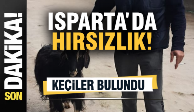 Isparta Aksu'da Çalınan Keçiler JASAT ve Asayiş Timleri Tarafından Bulundu!