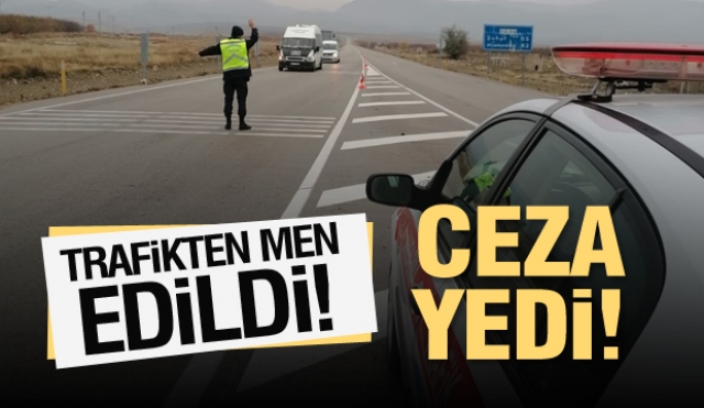 ISPARTA ARALIKSIZ DENETİM ARAÇ TRAFİKTEN MEN EDİLDİ