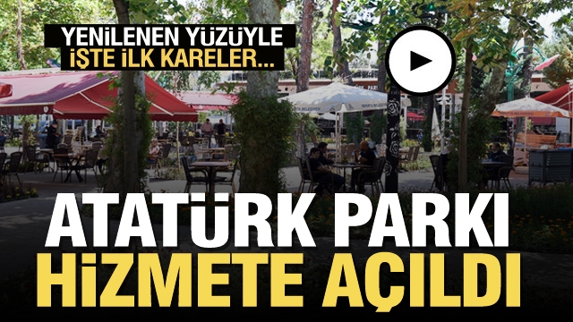 Isparta Atatürk Parkı yeni yüzüyle hizmete açıldı 2021