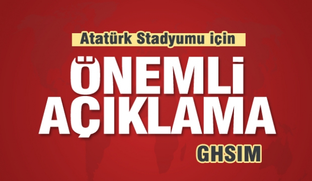 Isparta Atatürk Stadyumu için önemli bilgilendirme