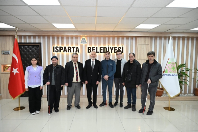 Isparta Belediye Başkanı Başdeğirmen, Görme Engelliler Derneği İle Buluştu